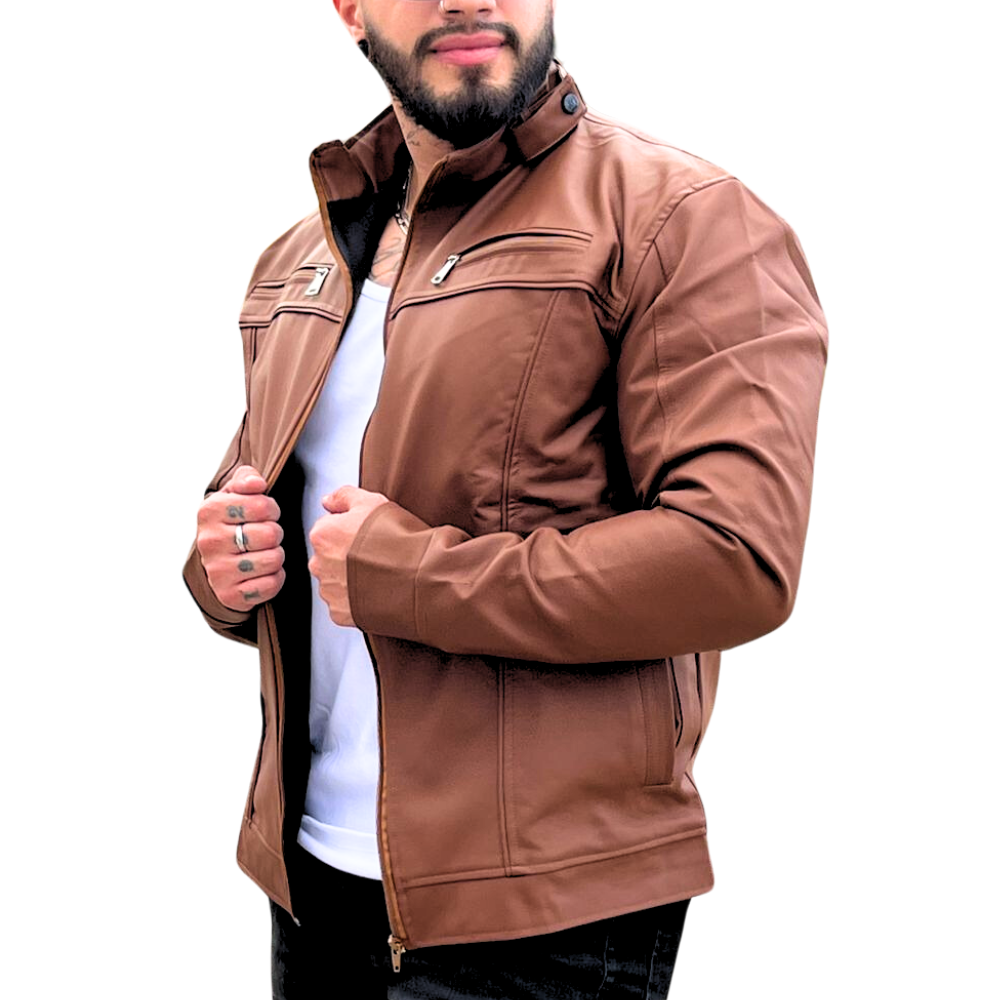 Chaqueta Clásica en Cuerotex Premium