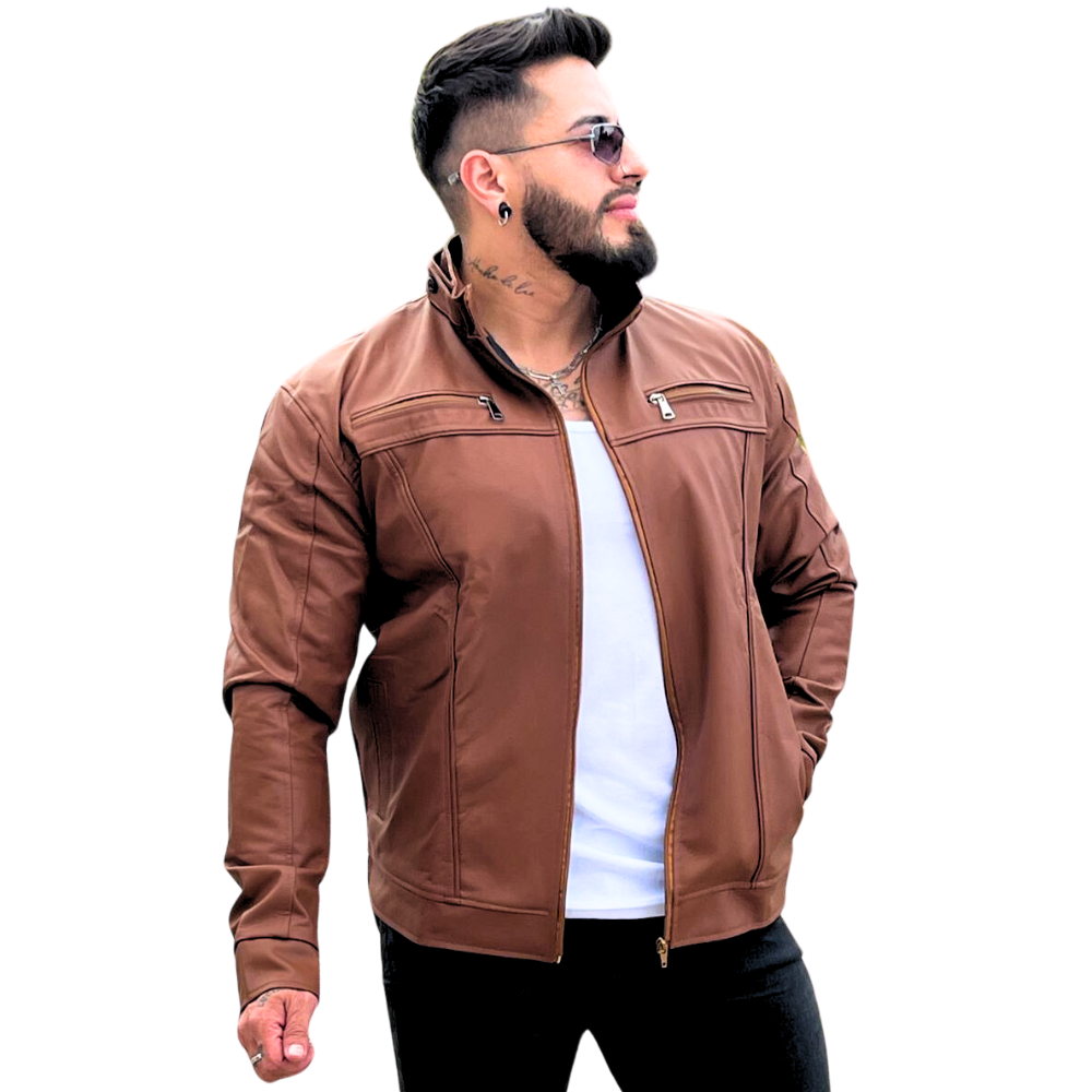 Chaqueta Clásica en Cuerotex Premium