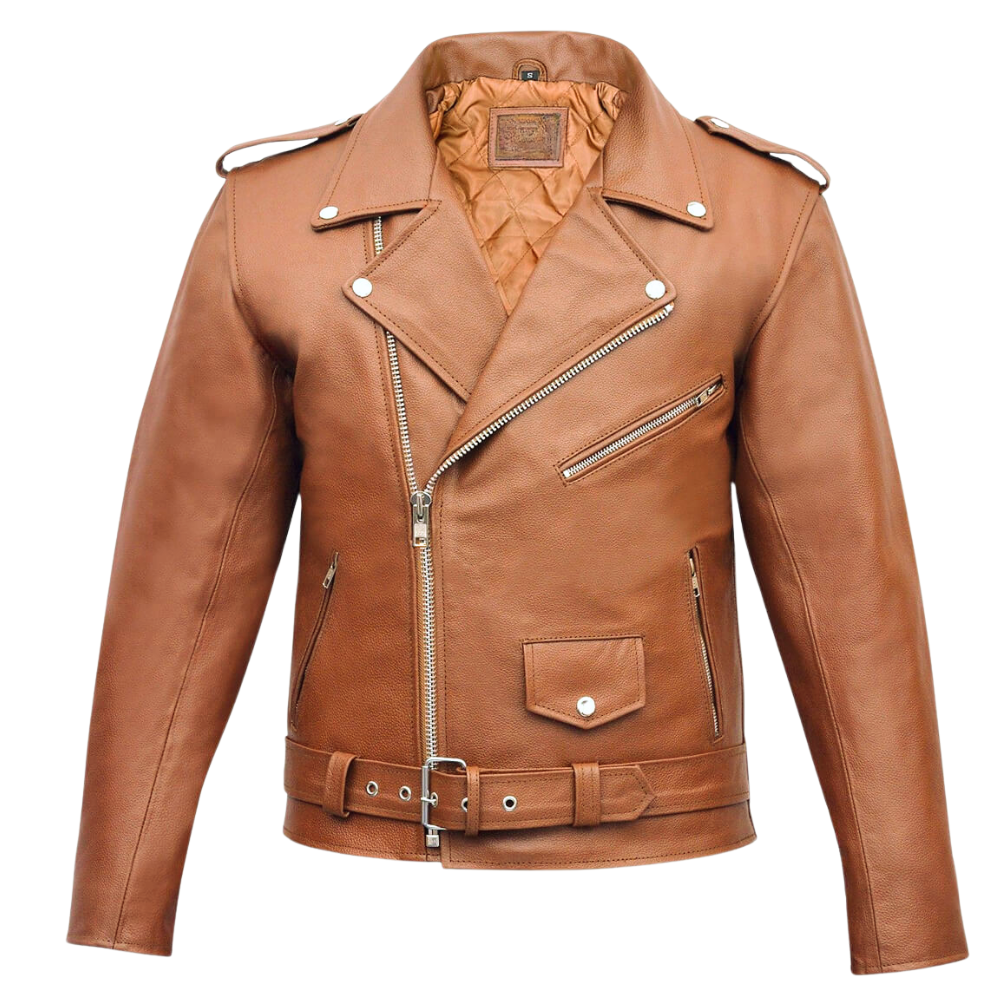 Chamarra Clásica Biker en Cuerotex Premium