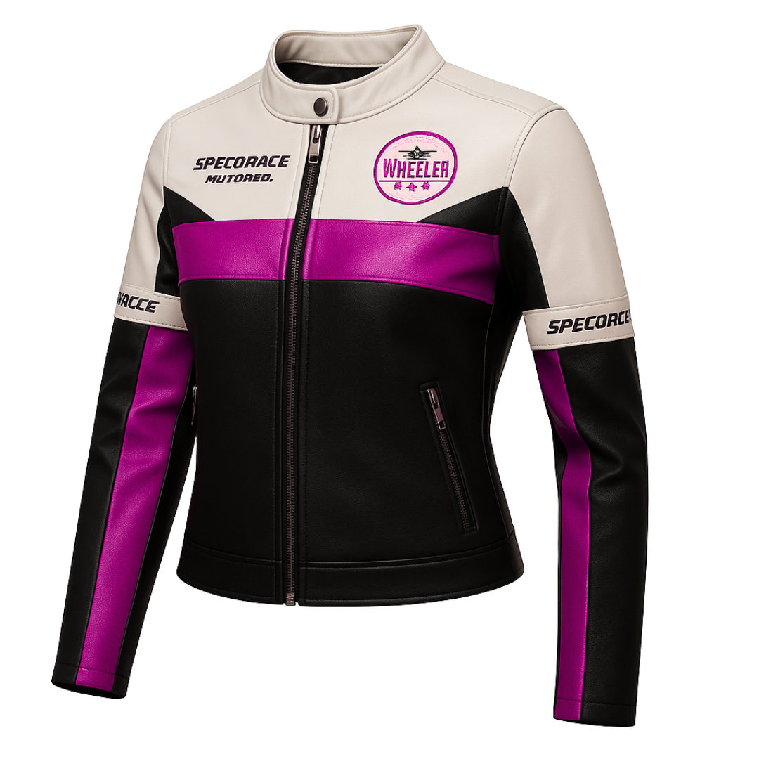 Chaqueta Motera Racer para Dama