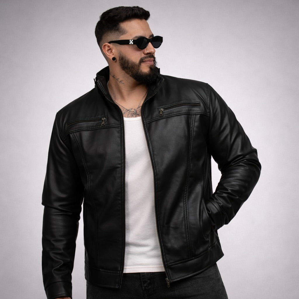 Chaqueta Clásica en Cuerotex Premium