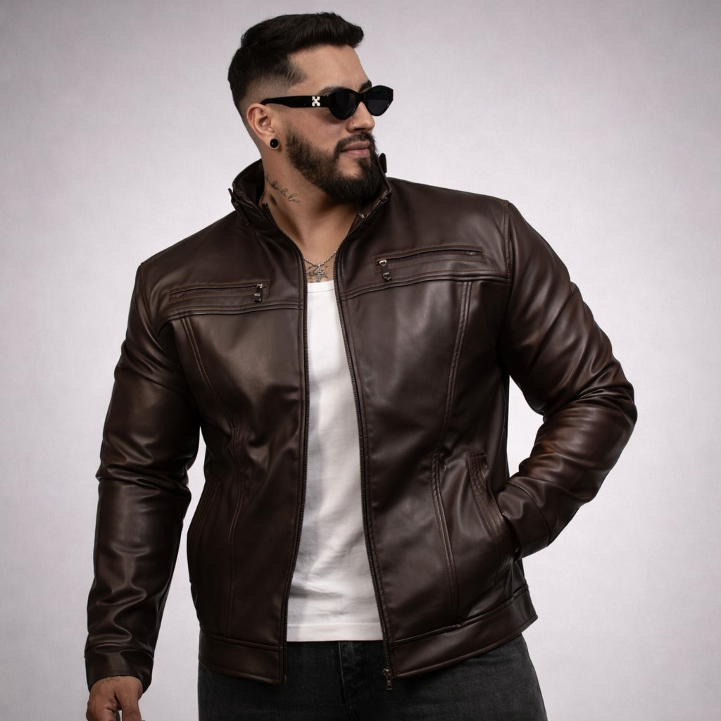 Chaqueta Clásica en Cuerotex Premium