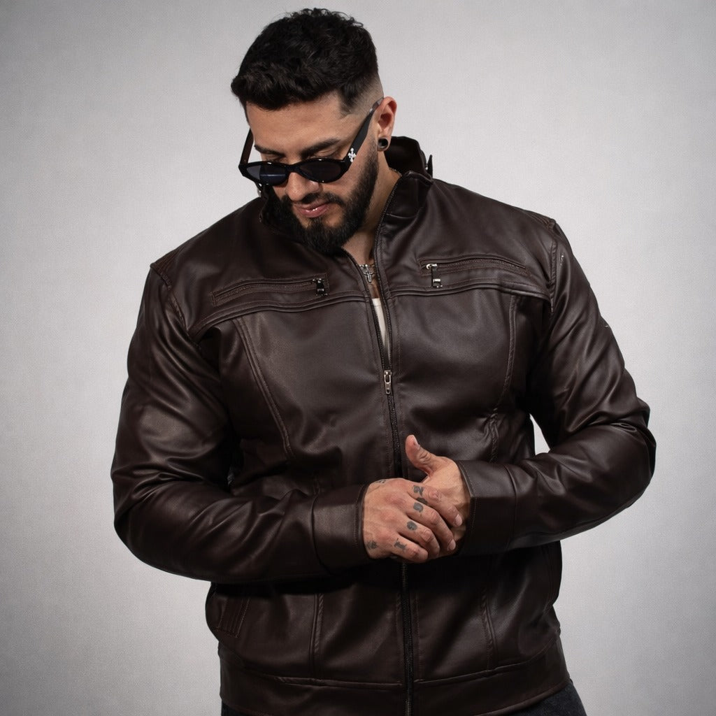 Chaqueta Clásica en Cuerotex Premium